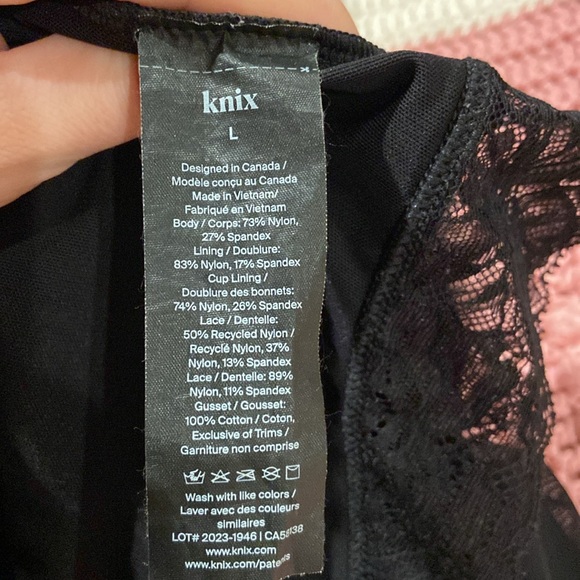 Knix ‘for love and lace’ thong bodysuit - Picture 10 of 14
